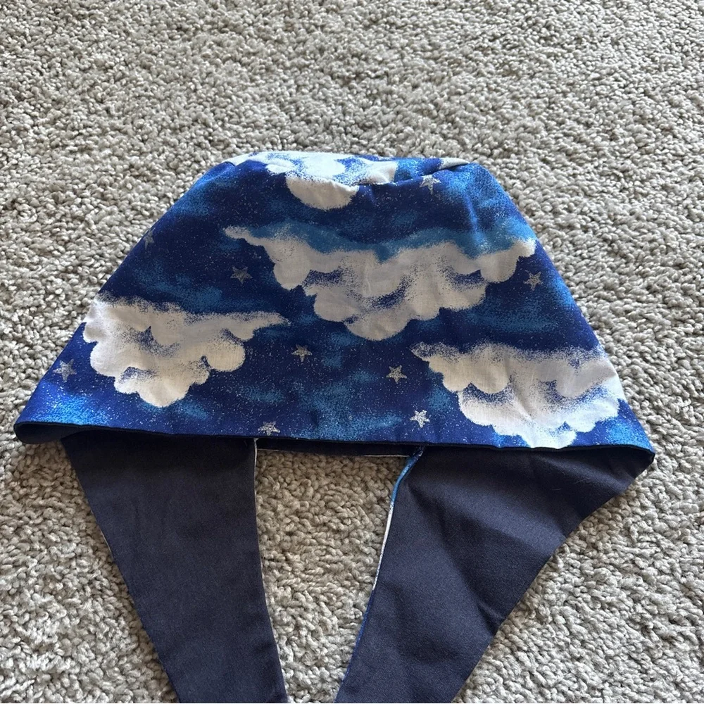 Matching Scrub Cap & Face Mask Set